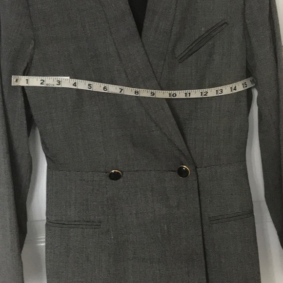 Vintage 90s Oversize Big Shoulder Long Lt Jacket - Picture 11 of 13